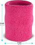 Suddora Arm Sweatbands - Absorbent and Breathable Thick Cotton Bands for Gym, Basketball, Multiuse