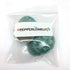 PEPPERLONELY 2 2-1/2 Inch 3 Inch PC Natural Large Hermit Crab Shells, Green Blue Gade Turbo, ~