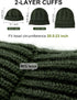vidsel Thin Wool Fisherman Beanie Hat for Men Women, Fall Winter Short Knit Cuffed Fashion Cap