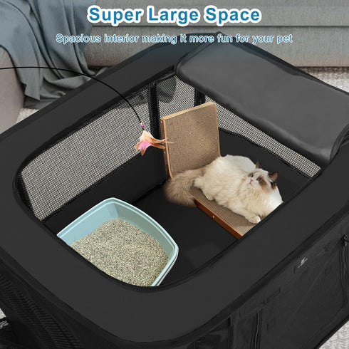 30'' X-ZONE PET Dog Playpen, Puppy Cat Play Pen Portable Foldable Indoor/Outdoor Tent Crate Cage, Portable Pet Crate