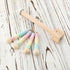 BOXOB 360 Bird Stand Perch Toy, Wooden Degree Free Rotation Interactive Spinning Parakeet Toys Practical Parrots Cages