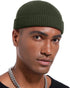 vidsel Thin Wool Fisherman Beanie Hat for Men Women, Fall Winter Short Knit Cuffed Fashion Cap