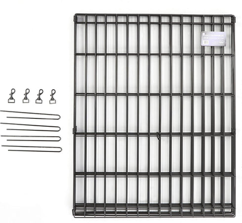 MidWest Homes for Pets Dog Exercise Pen & Playpen, 18-Inch, No Door, Black Color