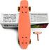 Skatro Mini Cruiser Skateboard - 22x6 inch Retro Style Plastic Board