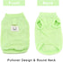 Zunea Dog Shirts for Small Dogs - Summer T-Shirt with Leash Ring, Soft Breathable Sleeveless Pet Apparel for Green L