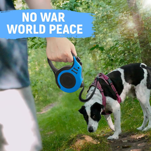 Retractable Dog Leash, Automatic Telescopic Tractor Tape, 10/16 FT Durable with Folding Bowl, Dispenser for Small