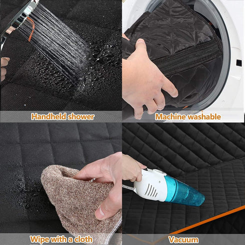 SUV48" 52" Dog Car Seat Cover for Back Seat Pet Cover for Dogs Waterproof Bench Seat Cover Protector Scratch Proof