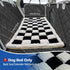 Thickened Dog Bed for Car Back Seat, Upgraded Bottom Non-Slip, Fits Hard Bottom car seat Cover for Dogs, Premium Mixed