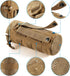 Tactical MOLLE Water Bottle Pouch - Military Water Bottle Holder Bag with Drawstring Open Top & Mesh Bottom