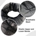 Bird Cage Seed Catcher Skirt, Nylon Mesh Liners for Large Cages, Elastic Easy Cleaning Cover (Black 59-79 inch)