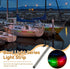 2Pack Boat Interior Lights, Waterproof Navigation Lights Marine LED Lights with Adhesive Boat Deck, Cockpit Lighting