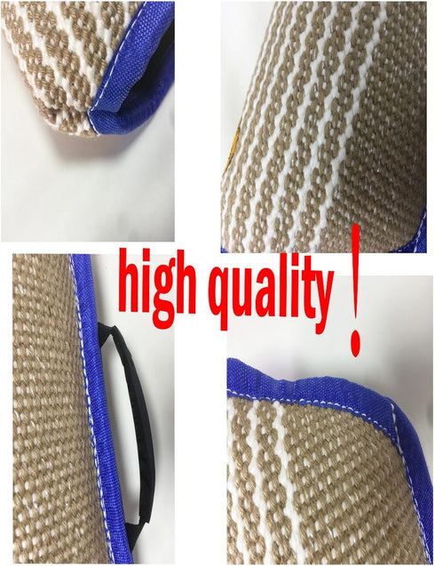 Dog Training Sleeve, Jute Tugs for Arm Protection Training & Playing
