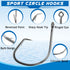 Shaddock Fishing 160pcs/box 7381 Offset Sport Circle Hooks, Black High Carbon Steel, Size: 1-5/0
