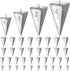 Hiboom 42 Pcs Pyramid Sinker Weights for Fishing Kit, 1 oz 2 oz 3 oz 4 oz Fishing Weights Rig for Ocean Surf Fishing