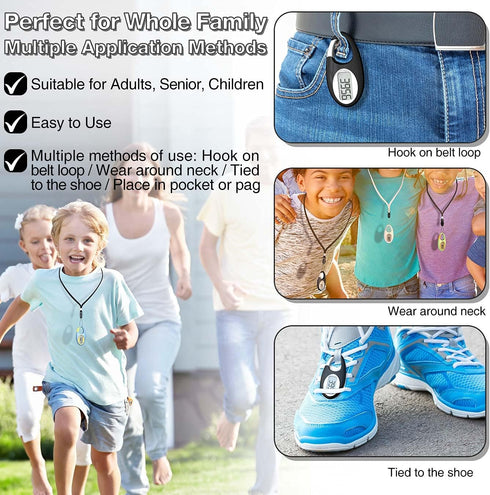 Simple 3D Step Counter, Walking Pedometer with Neck Lanyard for Men, Women, Teens