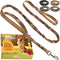 Heavy Duty Bungee Dog Leash 6 ft - 7.5 ft for Large and Medium Dogs, No Pull Reflective Tactical Leash