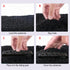 HUIKANGSHENG 2-Pack Black Shrimp Hides, Aquarium Cave Hides with Multi-Sized Holes, Secure & Stable Breeding & Viewing