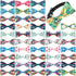 16 Pcs Dog Bow Ties - Summer Hawaiian Styles for Large Dogs - Collar Attachment Bows with Rubber Bands