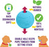 Chew King Fetch Balls, Extremely Durable Natural Rubber Toy, 3 inch Balls (CM-0263-CS01), 3 Count (Pack of 1)