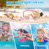 HiiPeak Snorkeling Gear for Kids, Goggles with Nose Cover, Dry Top Snorkeling Set for Ages 5-15