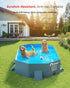 71" Lx39 Wx12 Peteast Foldable Dog Pool with Sturdy Square Design, Durable D Extra Large Portable Pet Bathtub