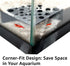 1 Pack) CTWPets Half Shrimp Breeding Protector | Shrimp Breeding Cave Aquarium Tunnel (Brown