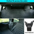 3, 100% Hammock Meginc Dog Seat Covers for Back Seat, Dog Car Seat for Tesla Model Waterproof Pet Seat Cover Protects