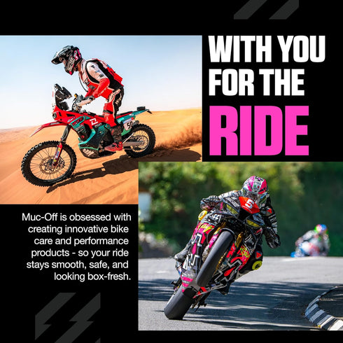 16.9 oz Muc-Off Motorcycle Chain Cleaner, fl - Chain and Degreaser Spray for Cleaning - for On and Off-Road