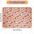 4 Pcs Pet Blanket Dog Puppy Blanket, Paw Print Fleece Blanket for Small Medium Pet Dog Cat, Warm Soft Sleep Mat, Guinea