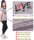 Dog Shirts Love Puppy Shirt, Sleeveless Vest T-Shirt for Pets, Crewneck Apparel for Dogs and Cats, Grey 2X-Large