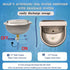 boajf 2 (1 Automatic Dog Water Dispenser with Drain Hole & Drain Valve, Stainless Steel Auto Dog Water Bowl with Float