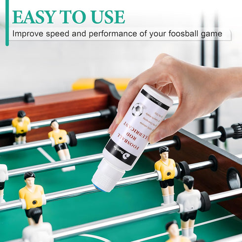 Dunkive 100% Foosball Rod Silicone Lubricant with No Spill Applicator Foosball Lubrication Oil for Table Rods