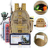 PLUSINNO Water-Resistant Fishing Backpack Tackle Bag with Rod Holder, Ideal Fishing Gifts for Men