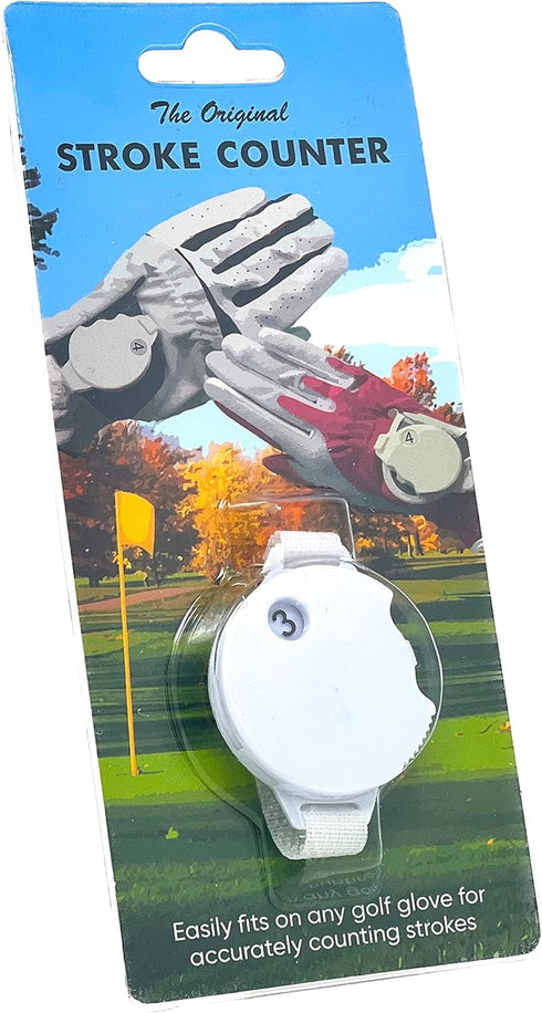 Original Stroke Counter with Universal Fastener for Golf Glove