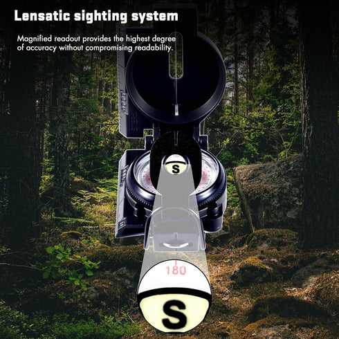 Eyeskey Waterproof Military Compass with Clinometer for Outdoor Adventures
