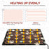 Dog Heating Pad 32x20in, Waterproof Pet Heating Pad with Smart Thermostat, Plush Fabric Cover for Whelping Supplies