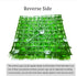 2pcs Artificial Aquarium Grass Mat Decorations, 10"X10" Plastic Lawn Ornament for Fish Tank