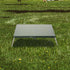 VICASKY Foldable Camping Table Portable Aluminum Alloy Picnic Side Table Stainless Steel Heat-Resistant Surface Outdoor