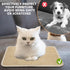 2 Pieces Rabbit Scratcher Mat, Natural Sisal Cat Bunny Rabbit Scratching Pad, Rabbit Animal Scratch Pad Rug for Indoor