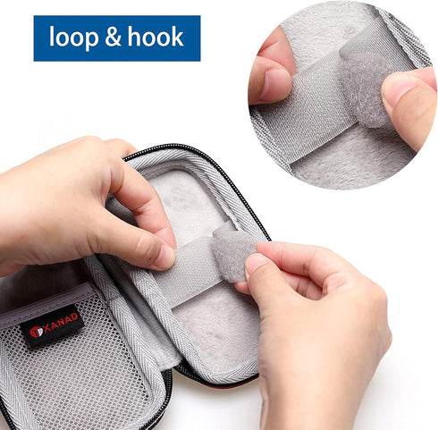 XANAD Hard Case for EMAY EKG Monitor, Portable Travel Protective Bag for Heart Rate Monitor