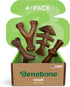 Benebone Small 4-Pack Dog Chew Toys - Made in USA for Aggressive Chewers, 30lbs and Under
