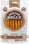 Better Belly Highly Digestible Rawhide Twist Sticks, 25 Count, No Artificial Colors or Flavors