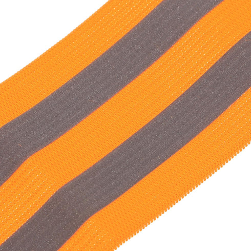 Sosoport 4pcs Reflective Wrist Strap, Elastic Webbing Ankle Strap for Night Run Clothing
