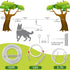 Dog Tie Out Cable - 100 ft Long with 10 ft Run Cable, Heavy Duty Chew Proof Lead Leash for Small Medium Large Dogs