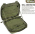 WYNEX Tactical Admin Molle Pouch, Medical EDC EMT Utility Bag Shell Design Attachment Pouches