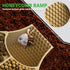 HERPDEN 2-in-1 Setup Hermit Crab Habitat Shelter with Dual Food Bowls, Cave Shelter & Feeding Dish, Textured Climbing