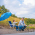 NAICKUC 360Canopy 265lbs, Folding Beach Chair with Umbrella, Outdoor Folding Chair Shade, Lightweight and Waterproof