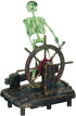 Penn-Plax Action-Air Aerating Aquarium Ornament, Skeleton at The Wheel for Fish Tank Movement