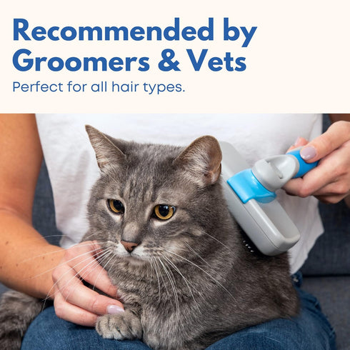 Self Cleaning Slicker Brush for Dogs and Cats, Effective and Easy to Clean, Perfect for Grooming