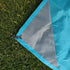 Orga'Neat Compact Pocket Blanket, Sandproof Picnic Blanket 55”x60” for Hiking, Concert, Travel Festivals,